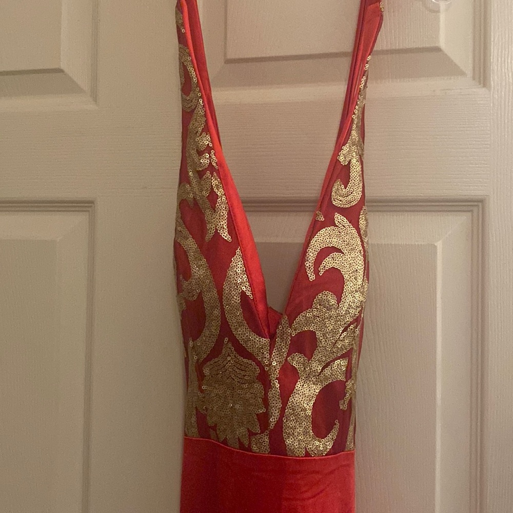 Satin prom dress